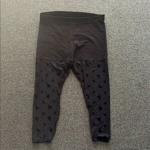 Plus size Torrid Christmas tree mesh tights